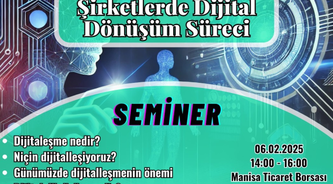 Şirketlere sertifikalı dijital dönüşüm semineri