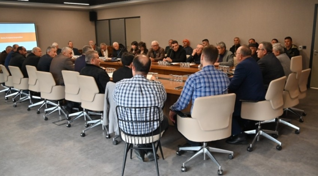 Sulama kooparatif başkanlarıyla tarımın sorunları ele alındı