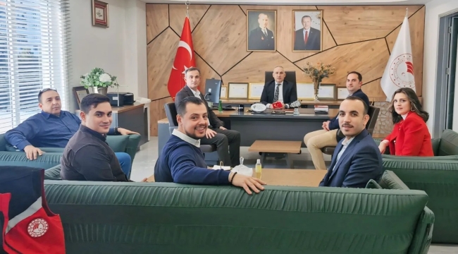 Toç Bir-Sen yönetim müdür Öztürk'ü ziyaret etti