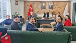 Toç Bir-Sen yönetim müdür Öztürk'ü ziyaret etti