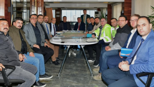 Toplantıda Alaşehir'ın alt yapı ve su sorunu ele alındı