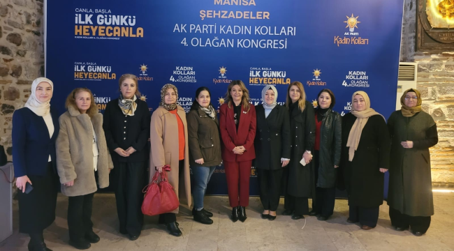 Tülay Şentürk yeniden AKP Şehzadeler ilçe kadın kolu başkanı