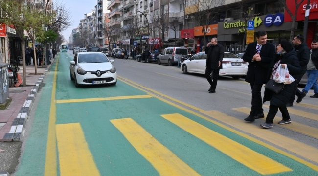 Yeşil yolu ilk başkan kullandı