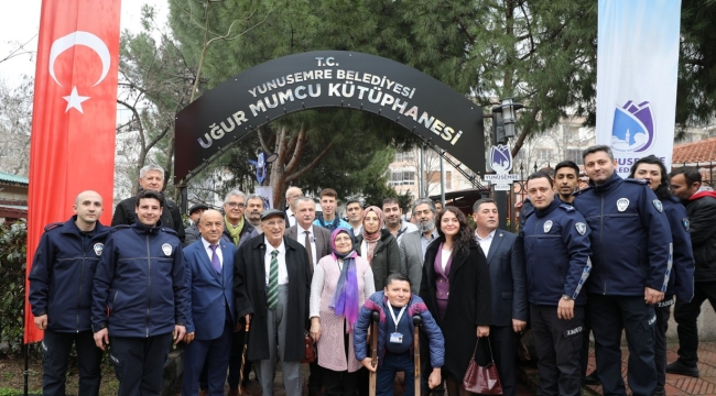 Yunuseme'de Uğur Mumcu kütüphanesi açıldı