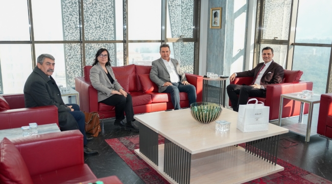 Ziyarette kentin sorunları ele alındı