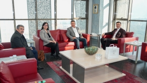 Ziyarette kentin sorunları ele alındı