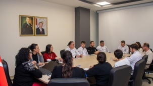 Ziyarette ortak projeler ele alındı