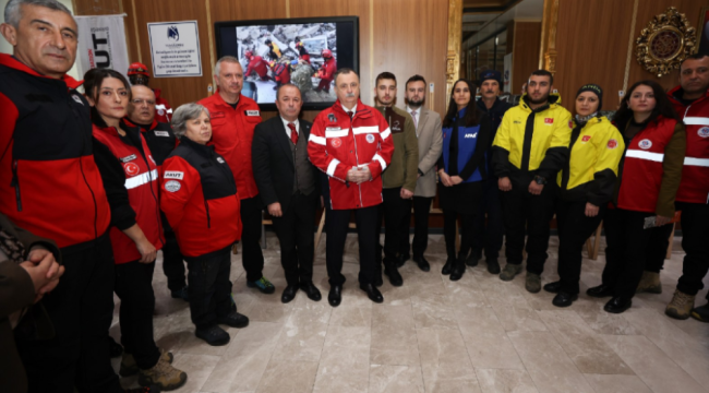 AFAD'a bağlı çalışacak kurtarma ekibi 35 kişiden oluşuyor