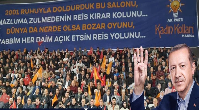 AKP genel başkanı Erdoğan Manisa'da