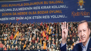 AKP genel başkanı Erdoğan Manisa'da