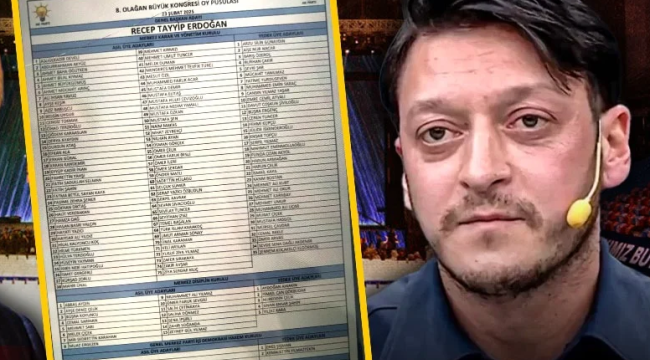 AKP MKYK listesi ortaya çıktı!