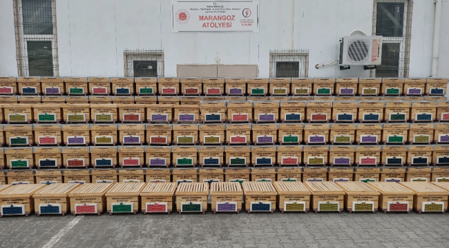 Alanya L tipi ceza infaz kurumunda üretildi Manisa'da üreticilere dağıtılacak