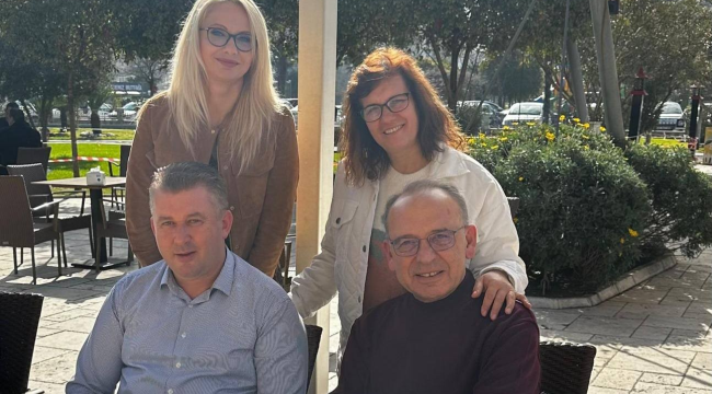 Başkan Akın Ege Makedonya göçmenleri dernegi toplantısına katıldı