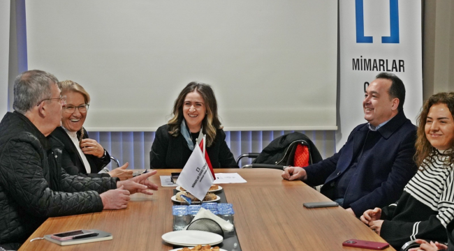 Başkan Dutlulu mimarlar odasını ziyaret etti