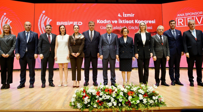 Başkan Zeyrek 4.İzmir kadın ve iktisat kongresi'ne katıldı