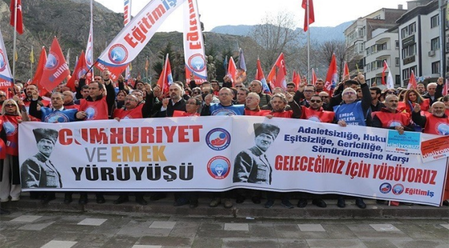 Cumhuriyet ve emek yürüyüşü