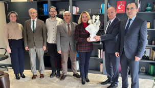 Deftardarlık yönetimi eczacılar odasını ziyaret etti