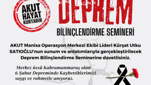 Deprem bilinçlendirme semineri
