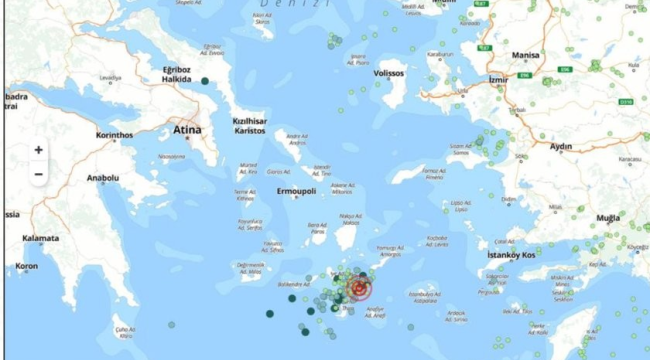 Egede korkutan depremler