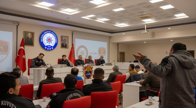 Emniyette "1.spor çalıştayı" yapıldı