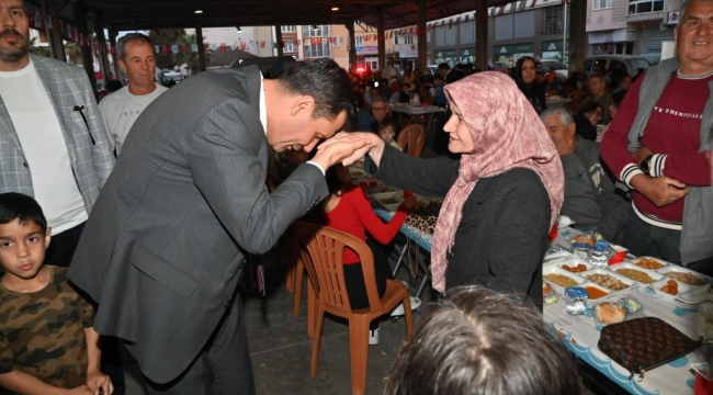 İlk iftar yemeği Saruhanlı ile başlıyor