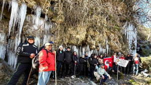 Kula Ayvatlar kanyonunda kış büyüsü