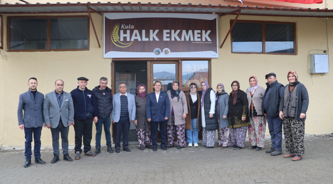 Kula'nın 4.halk ekmek büfesi, Gökçeören'de açıldı