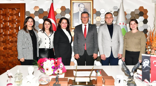 Manisa baro başkanı Malay başkan Öküzcüoğlu'nu ziyaret etti