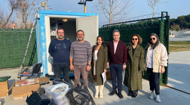 Manisa büyükşehir Soma'da hava kalitesinin ölçen istasyon kurdu