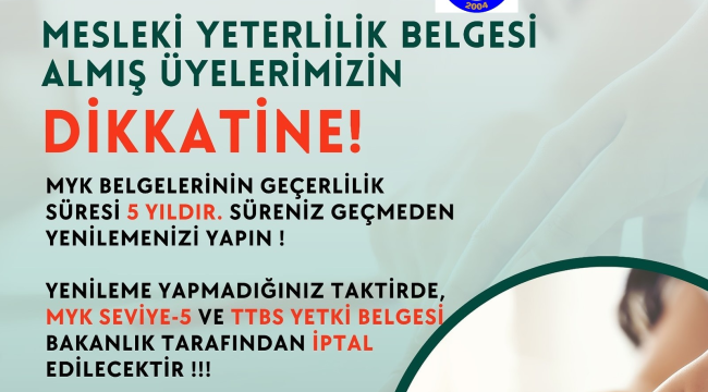 MESO'dan üyelere çağrı