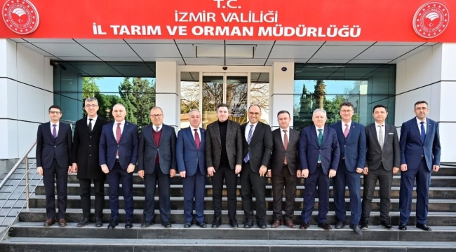 Müdür Öztürk İzmir bölge il tarım ve orman müdürleri toplantısına katıldı