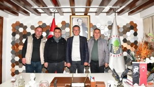 Oda başkanları başkan Öküzcüoğlu'nu ziyaret etti