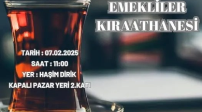 Sarıgöl emekliler kırathanesi açılıyor