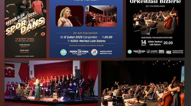 Sevgililer gününe sevgi katan etkinlikler