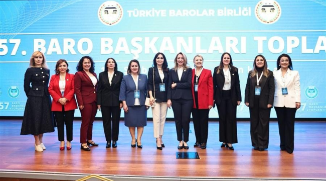 Türkiye barolar birliği 57.baro başkanları toplantısı yapıldı