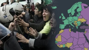 Türkiye özgürlüklerin en fazla gerilediği ilk 10 ülkeden biri