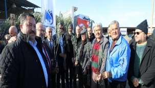 Üreticilere 21 bin fidan üreticilere dağıtıldı