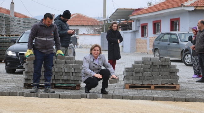 Yola son parke taşını başkan vekili Gündüz koydu