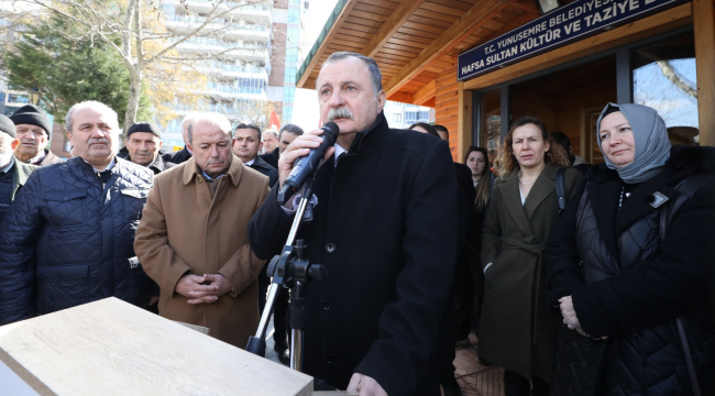 Yunusemre belediyesi 8. kültür ve taziye evini hizmete açtı