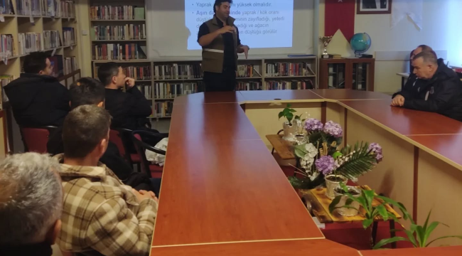 Zeytin budama kursuna 28 hükümlü ve tutuklu katıldı