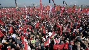 2.2 milyon vatandaş alana sığmadı