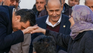 Ahmetli'de verilen iftarda vatandaşlar ramazanın bereketini paylaştı