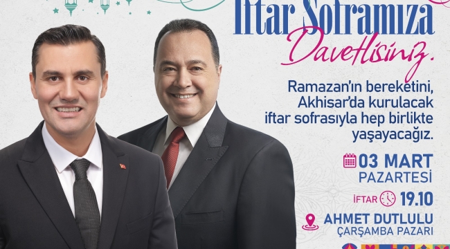 Başkanlardan vatandaşlara iftar daveti