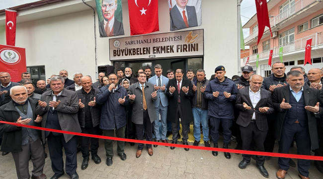 AKP il başkanı Turgut ekmek fırını açılışına katıldı