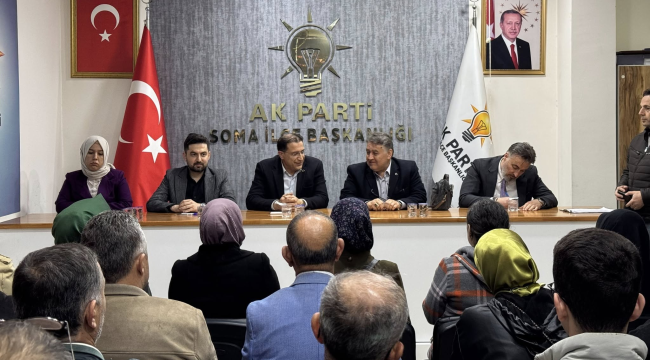 AKP Manisa il başkanı Turgut Soma'da