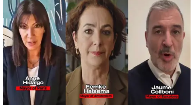 Avrupa'nın önde gelen belediye başkanlarından İmamoğlu'na destek:umudun simgesidir 