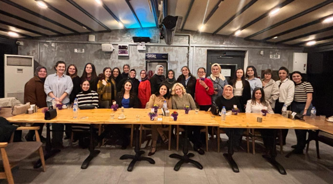 Başkan eşleri kadın personele iftar verdi