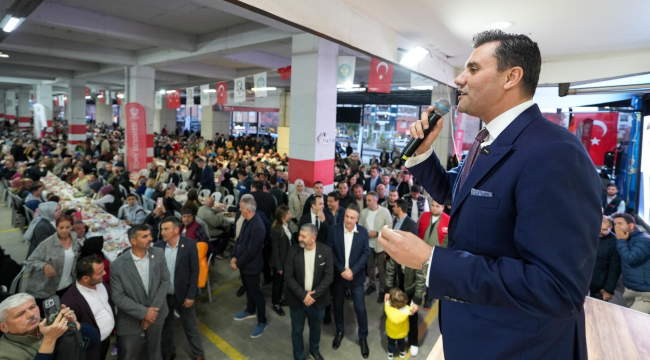 Başkan Zeyrek,'dayanışmayı büyütmeye devam edeceğiz'