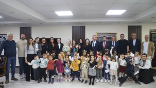 Belediye'de geleneksel bayramlaşma 