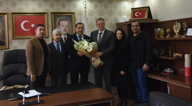 Borsa yönetimi AKP il başkanı Turgut'u ziyaret etti